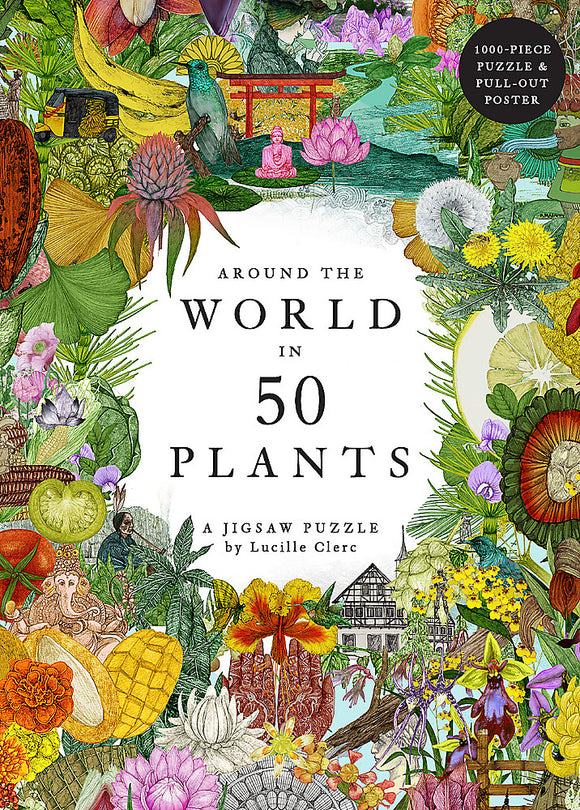 Around the World in 50 Plants 1000pc
