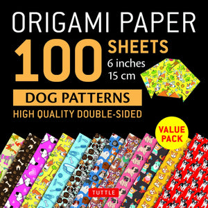 Origami Paper 100 sheets Dog Patterns 6" (15 cm): Tuttle Origami Paper