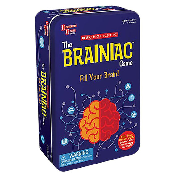 Scholastic Brainiac Tinned Game