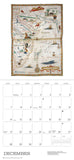 2025 Wall Calendar - Antique Maps