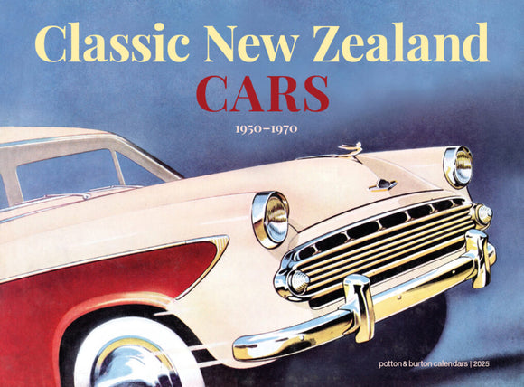 2025 Calendar - Classic New Zealand Cars