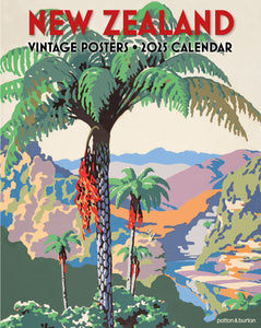 2025 Calendar - New Zealand Vintage Posters (small format)