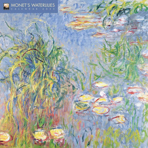 2025 Calendar - Monet's Waterlilies Wall Calendar