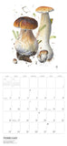 2025 Wall Calendar - Mushrooms