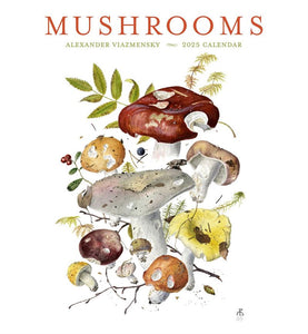 2025 Wall Calendar - Mushrooms