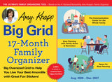 2027 - Amy Knapp's Big Grid Family Organizer Wall Calendar