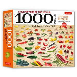 Chilli Peppers of the World - 1000pc Puzzle (Tuttle)