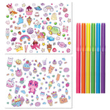 Kaleidoscope Sweet Treats Colouring Set with Lap Desk