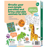 Junior Kaleidoscope Colouring Kit - Jungle Fun
