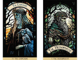 Stained Glass Tarot: 78-Card Deck and Guidebook - James Edward