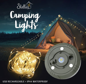 Camping Light - 10m USB Rechargeable