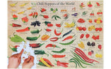 Chilli Peppers of the World - 1000pc Puzzle (Tuttle)