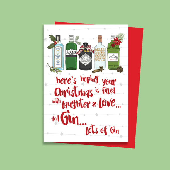 Christmas Laughter Love & Gin
