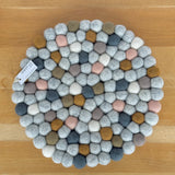 SHEEP - ish Design - Felted NZ Wool Coasters, Trivets & Pot Stands assorted design/price