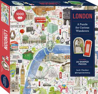 London: A Puzzle for Curious Wanderers - Jack Chesher, illustrated by Katharine Fraser 1,000pc