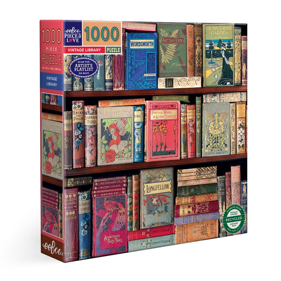 Eeboo - Vintage Library 1000pc