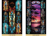 Stained Glass Tarot: 78-Card Deck and Guidebook - James Edward