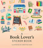 A Book Lover's Sticker Book - illustrated by Christina Chun