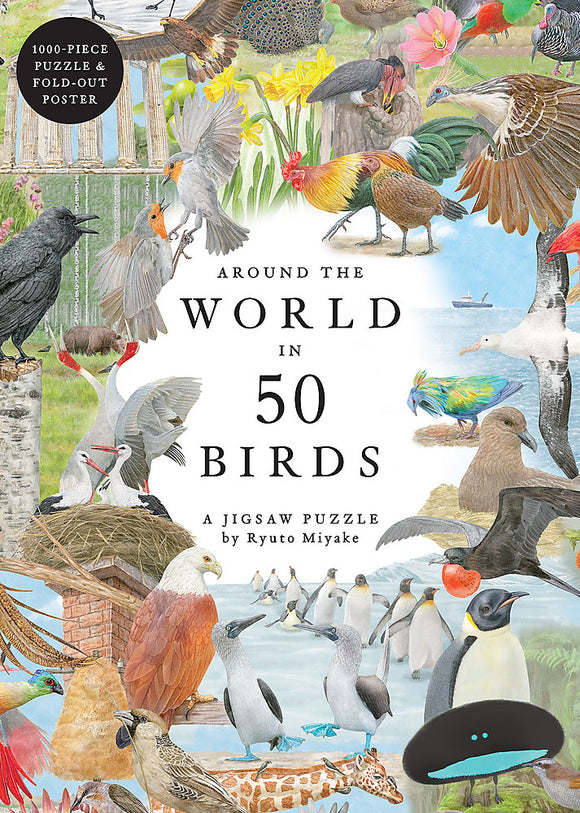 Around the World in 50 Birds - Ryuto Miyake 1000pc