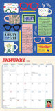 2025 Calendar - Book Nerd Mini