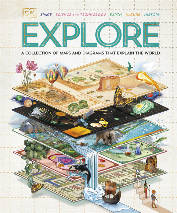 DK Explore: A Collection of Maps and Diagrams That Explain the World