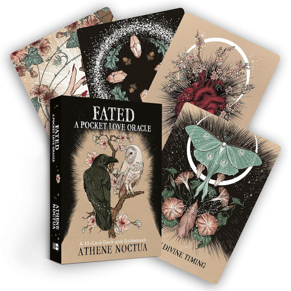 Fated: A Pocket Love Oracle: A 13-Card Deck and Guidebook - Athene Noctua
