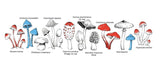 Wolfkamp & Stone Enamel Mug - NZ Fungi
