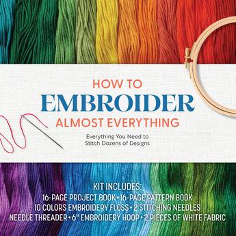 How to Embroider Almost Everything (Kit) - Wendi Gratz