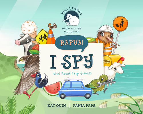 Rapua! I-Spy Kiwi Road Trip Games - Kuwi & Friends dual language