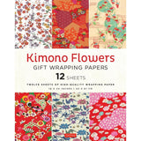 Gift Wrap - Kimono Flowers 12 sheets
