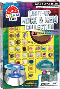 Klutz S.T.E.A.M Lab: Light Up Rocks & Gems Collection