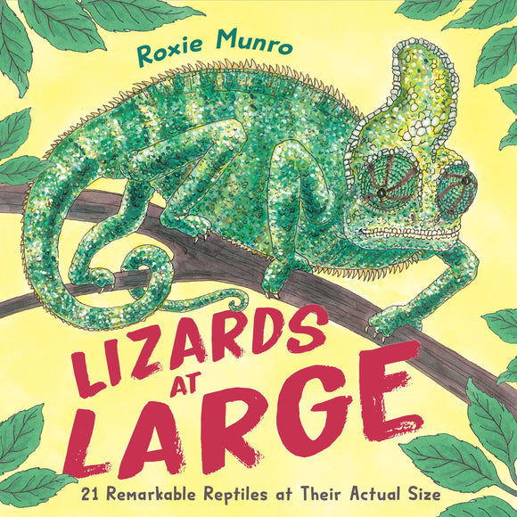 Lizards at Large: 21 Remarkable Reptiles at their Actual Size - Roxie Munro