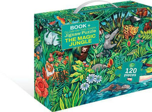 The Magic Jungle Book & Puzzle: Glow in the Dark 120Pc