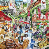 eeBoo - London Market 1000pc Jigsaw Puzzle
