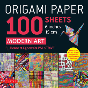 Origami Paper 100 sheets Modern Art 6" (15 cm): Tuttle Origami Paper