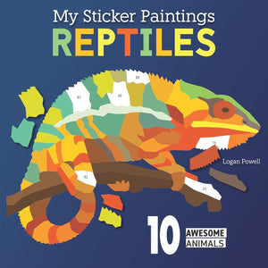 My Sticker Paintings - Reptiles