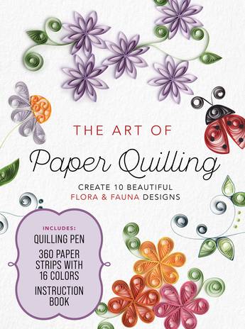 The Art of Paper Quilling Kit: Create 10 Beautiful Flora and Fauna Designs - Cecelia Louie