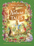Book cover of 'Nature Tales' featuring Peter Rabbit and friends in a forest setting.