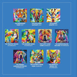 Pop Art Animals Sticker Mosaic Art