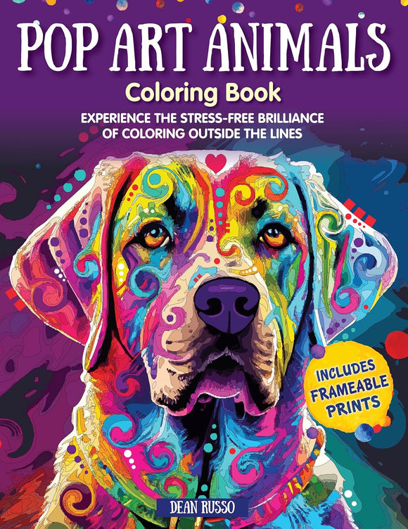 Pop Art Animals Coloring Book - Dean Russo