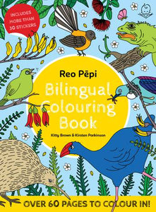 Reo Pepi: Bilingual Colouring Book - Kitty Brown and Kirsten Parkinson