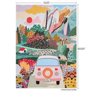 WerkShoppe - Road Trip 1000Pc Puzzle