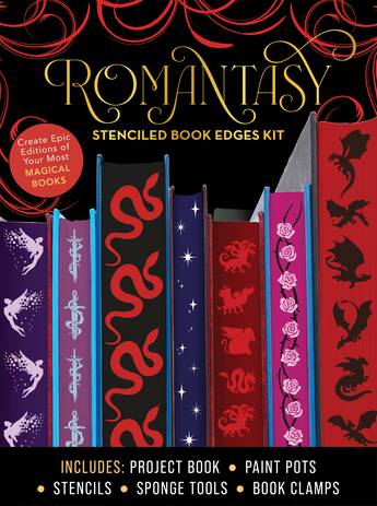 Romantasy Stenciled Book Edges Kit - Editors of Chartwell Books