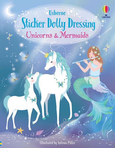 Usborne Sticker Dolly Dressing Unicorns and Mermaids