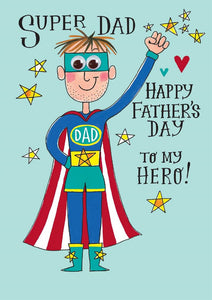 Super Dad Hero card