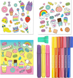 Kaleidoscope: Sweet Treats Coloring & Activity Kit with scented stickers