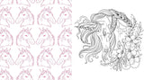 Beautiful Unicorns Colouring Book - Chartwell
