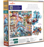 eeBoo - Artists in Venice 1000pc Jigsaw Puzzle