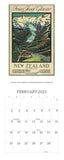 2025 Calendar - New Zealand Vintage Posters (small format)