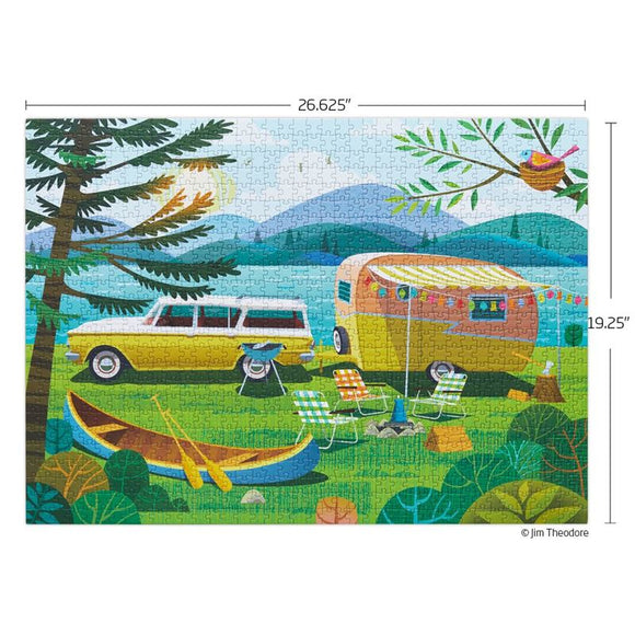 WerkShoppe - Happy Camper 1000Pc Puzzle